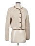 H&M 100% Polyester Ivory Tan Coat Size S - photo 5
