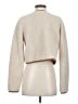 H&M 100% Polyester Ivory Tan Coat Size S - photo 4