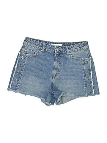 Zara Basic Denim Shorts (view 1)