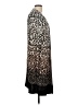 Joseph A. 100% Rayon Animal Print Ivory Cardigan Size L - photo 4
