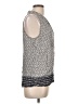 Willi Smith 100% Rayon Gray Sleeveless Blouse Size L - photo 4