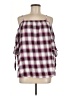 Easel 100% Rayon Burgundy Sleeveless Blouse Size M - photo 1