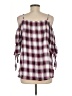 Easel 100% Rayon Burgundy Sleeveless Blouse Size M - photo 2