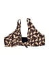 Shein Floral Brown Swimsuit Top Size 2X - photo 1