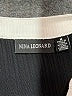 Nina Leonard Solid Black Casual Dress Size M - photo 7
