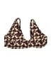 Shein Floral Brown Swimsuit Top Size 2X - photo 2