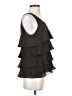 Sunny Leigh 100% Polyester Black Sleeveless Blouse Size S - photo 4