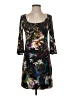 Ogle Print Black Casual Dress Size XS - photo 1