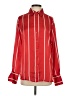 Haver + Blair 100% Polyester Stripes Red Long Sleeve Blouse Size S - photo 1