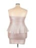 Deb 100% Polyester Metallic Silver Cocktail Dress Size 3X - photo 2