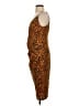 BCBGeneration 100% Polyester Animal Print Orange Cocktail Dress Size 2 - photo 5