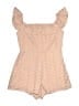 Kimchi Blue 100% Baumwolle Hearts Tan Pink Romper Size XS - photo 1