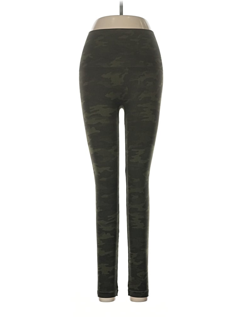 Pre-owned Spanx Active Pants In Green