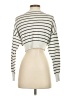 Shein 100% Polyester Stripes Ivory Turtleneck Sweater Size 4 - photo 2