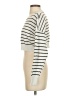 Shein 100% Polyester Stripes Ivory Turtleneck Sweater Size 4 - photo 5
