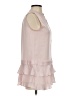 Banana Republic 100% Polyester Pink Sleeveless Blouse Size XS - photo 4