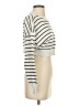 Shein 100% Polyester Stripes Ivory Turtleneck Sweater Size 4 - photo 4