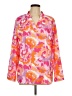 Unbranded 100% Polyester Orange Long Sleeve Blouse Size L - photo 1