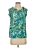Figue 100% Viscose Teal Sleeveless Blouse Size XS - photo 1