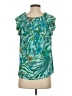 Figue 100% Viscose Teal Sleeveless Blouse Size XS - photo 2