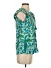 Figue 100% Viscose Teal Sleeveless Blouse Size XS - photo 4