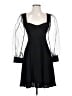 ALEXACHUNG 100% Viscose Black Cocktail Dress Size 8 - photo 1