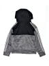 Adidas 100% Polyester Gray Track Jacket Size 8 - photo 2