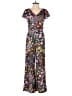 Shein Floral Black Jumpsuit Size XS - photo 1