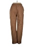 Unbranded 100% Polyester Solid Brown Casual Pants Size XL - photo 2