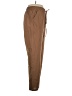 Unbranded 100% Polyester Solid Brown Casual Pants Size XL - photo 4