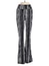 Satina Print Silver Casual Pants Size S - photo 1