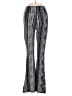 Satina Print Silver Casual Pants Size S - photo 2