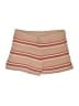 L Space 100% Polyester Stripes Tan Shorts Size M - photo 1
