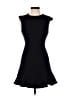 MNG Solid Black Cocktail Dress Size 2 - photo 1
