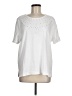 BonWorth White Short Sleeve Top Size M - photo 1