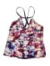 Athleta Floral Purple Swimsuit Top Size L - photo 1