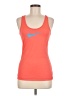 Nike 100% Polyester Orange Active Tank Size M - photo 1