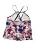 Athleta Floral Purple Swimsuit Top Size L - photo 2