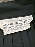 Lloyd Williams Solid Black Formal Skirt Size L - photo 4