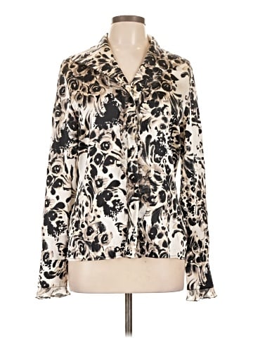 St. John Long Sleeve Silk Top (view 1)