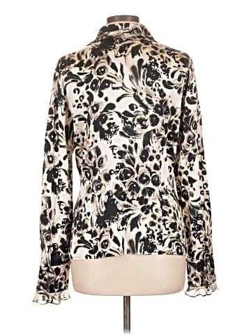 St. John Long Sleeve Silk Top (view 2)