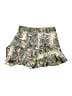 Zara 100% Polyester Animal Print Silver Brown Casual Skirt Size M - photo 2