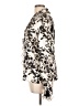 St. John Animal Print Ivory Long Sleeve Silk Top Size 10 - photo 5