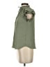 Haver 100% Polyester Green Sleeveless Blouse Size XS - photo 5