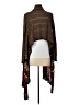 Freeway 100% Rayon Chevron-herringbone Brown Cardigan Size L - photo 2