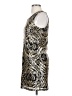 Miami 100% Polyester Paisley Gold Cocktail Dress Size S - photo 5