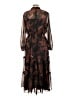 Lost + Wander 100% Polyester Brown Cocktail Dress Size L - photo 2