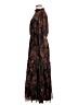 Lost + Wander 100% Polyester Brown Cocktail Dress Size L - photo 5