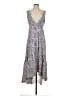 Hutch 100% Polyester Paisley Purple Cocktail Dress Size XS - photo 1