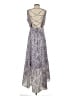 Hutch 100% Polyester Paisley Purple Cocktail Dress Size XS - photo 2